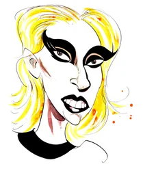 Lady Gaga - Karikatur